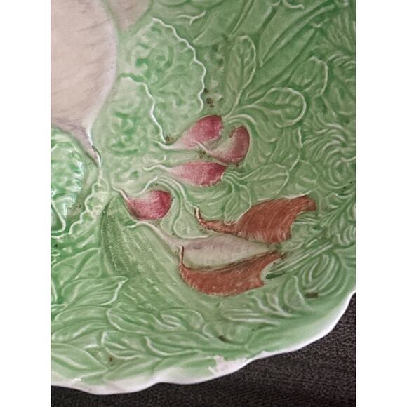 Royal Winton Grimwades Serving Bowl Vintage Crazing Vegetable Theme Farmhouse 9” - Picture 3 of 7